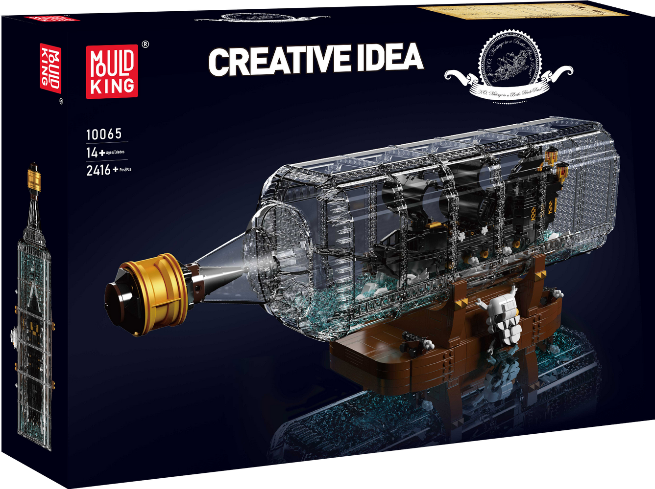 Pirates Ship In a Bottle
