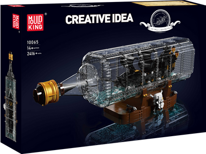 Pirates Ship In a Bottle