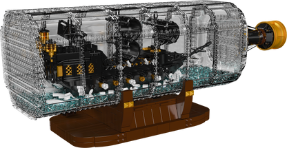 Pirates Ship In a Bottle