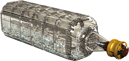 Pirates Ship In a Bottle
