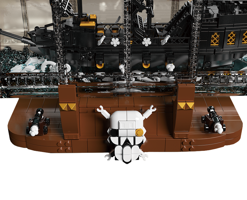 Pirates Ship In a Bottle