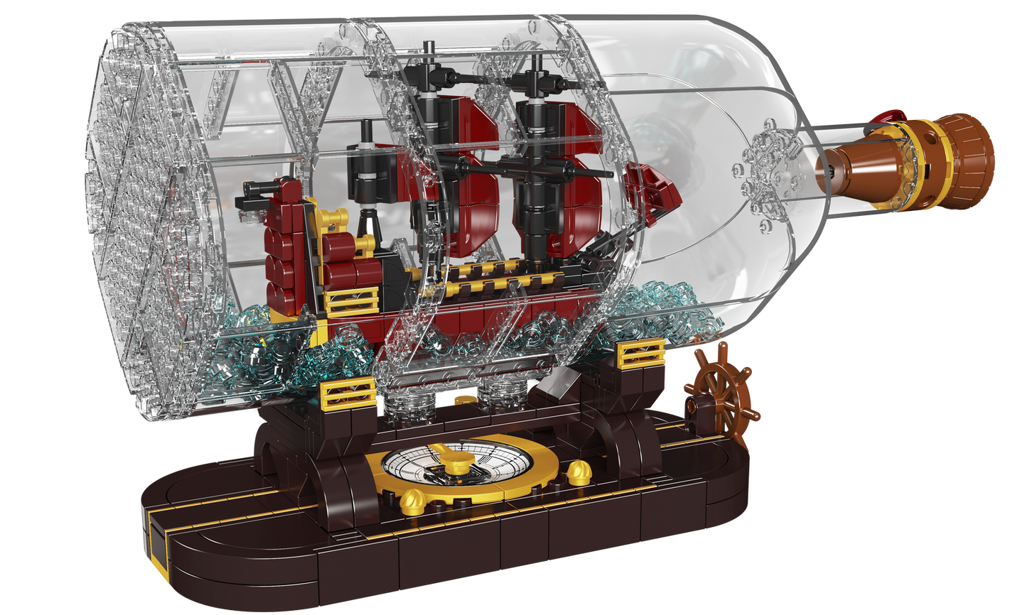 The Mini Queen Revenger Ship In a Bottle