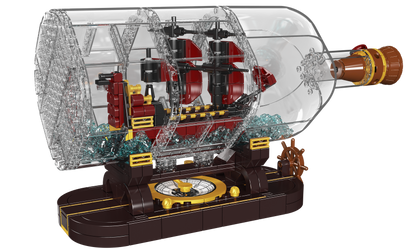 The Mini Queen Revenger Ship In a Bottle