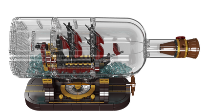 The Mini Queen Revenger Ship In a Bottle