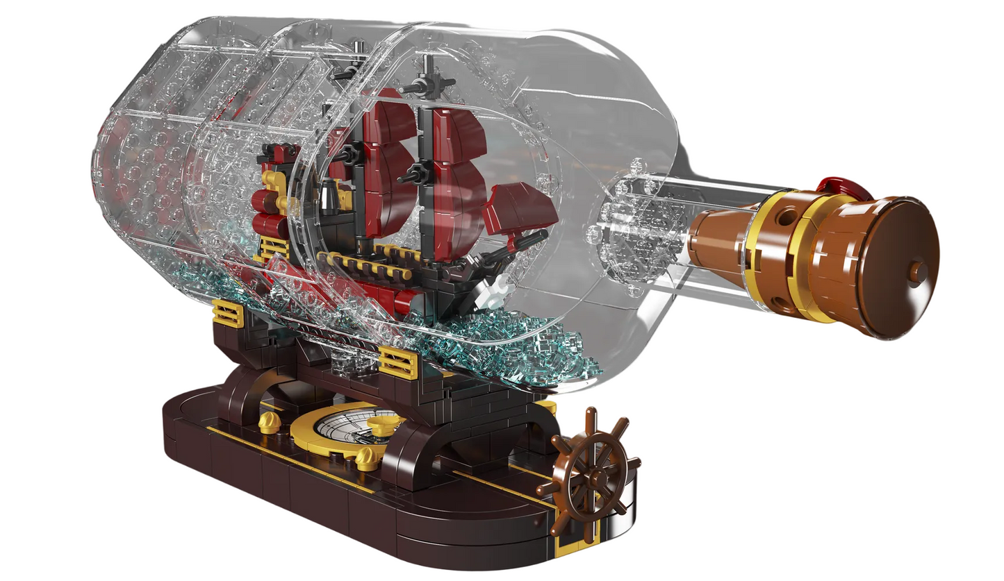 The Mini Queen Revenger Ship In a Bottle