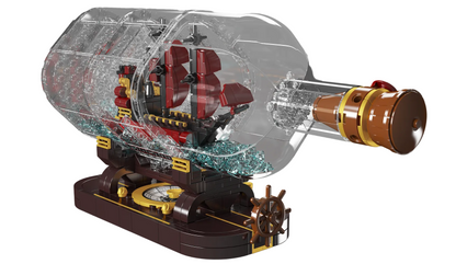 The Mini Queen Revenger Ship In a Bottle