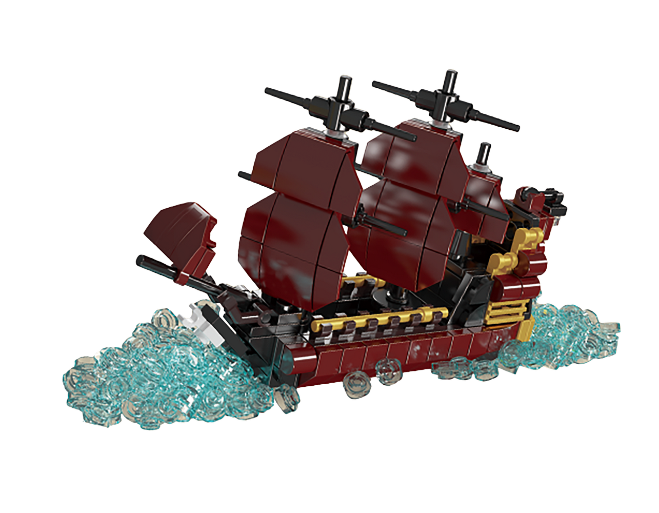 The Mini Queen Revenger Ship In a Bottle