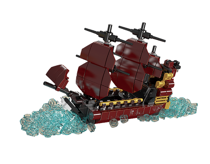 The Mini Queen Revenger Ship In a Bottle