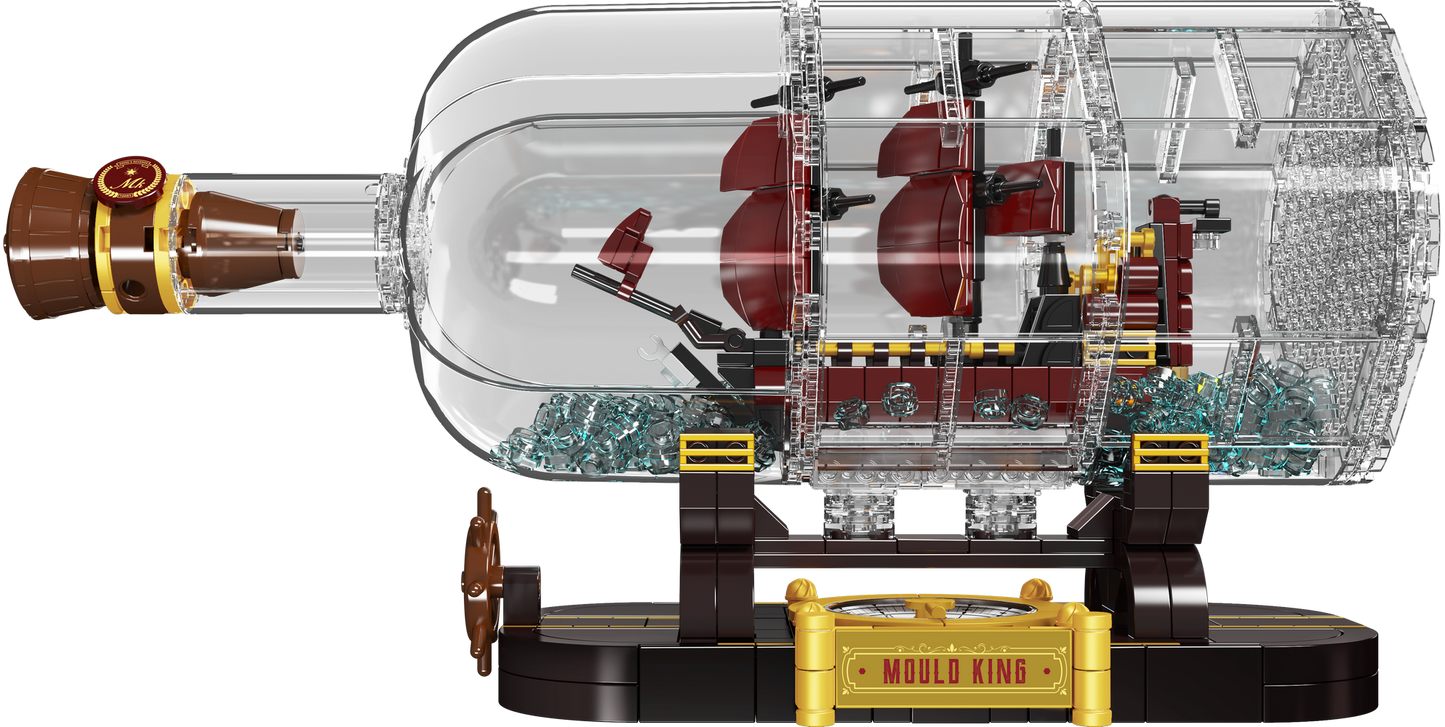 The Mini Queen Revenger Ship In a Bottle