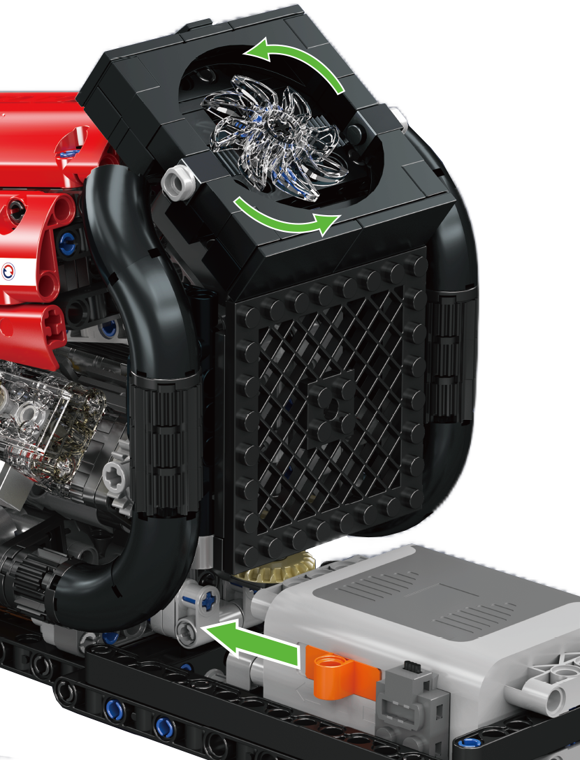 Motorized STR13 V6 Engine
