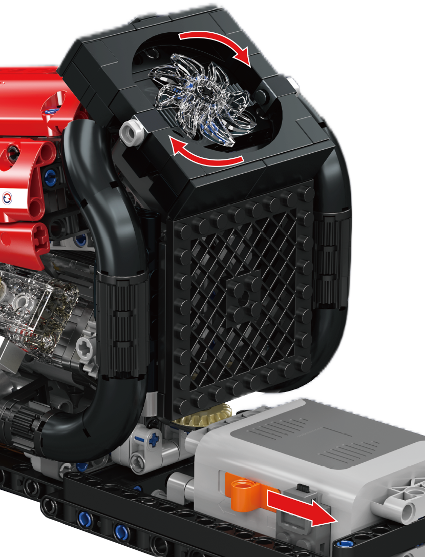 Motorized STR13 V6 Engine