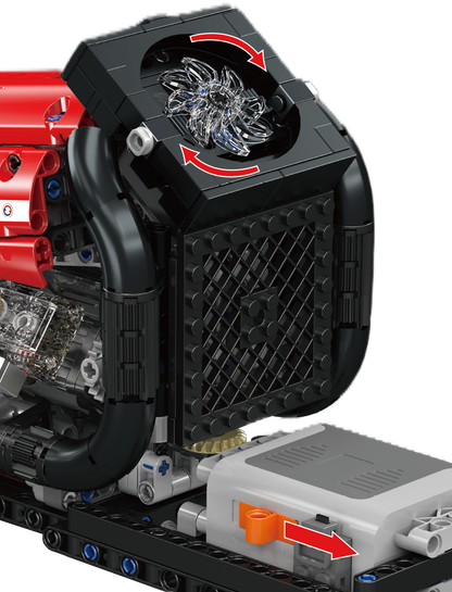 Motorized STR13 V6 Engine