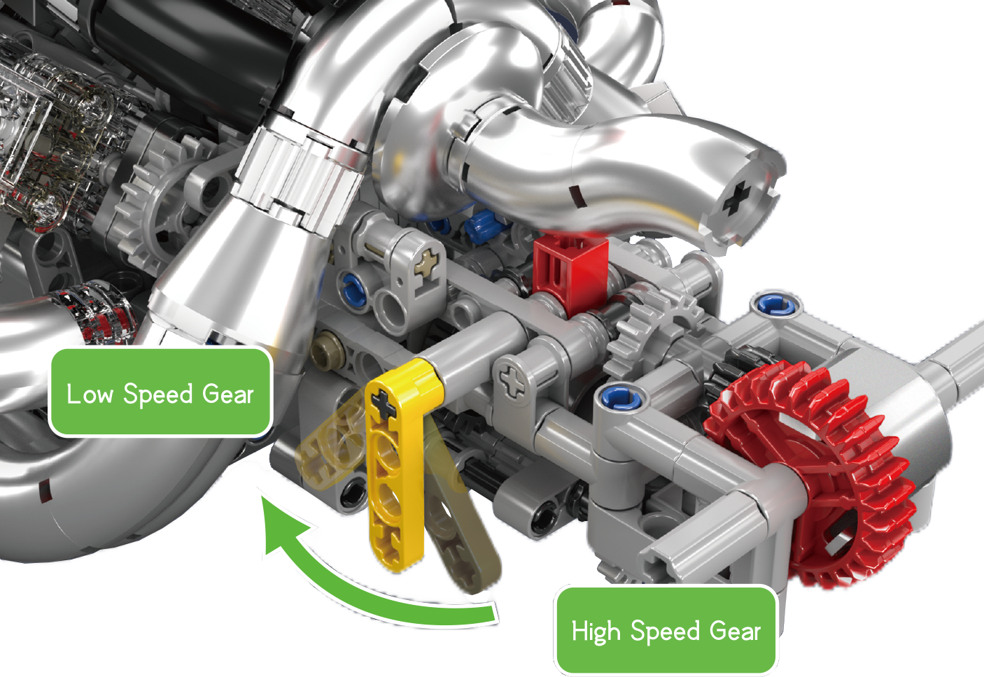 Motorized STR13 V6 Engine