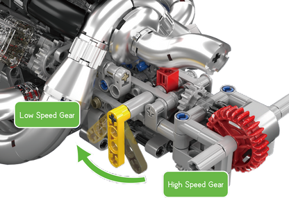 Motorized STR13 V6 Engine