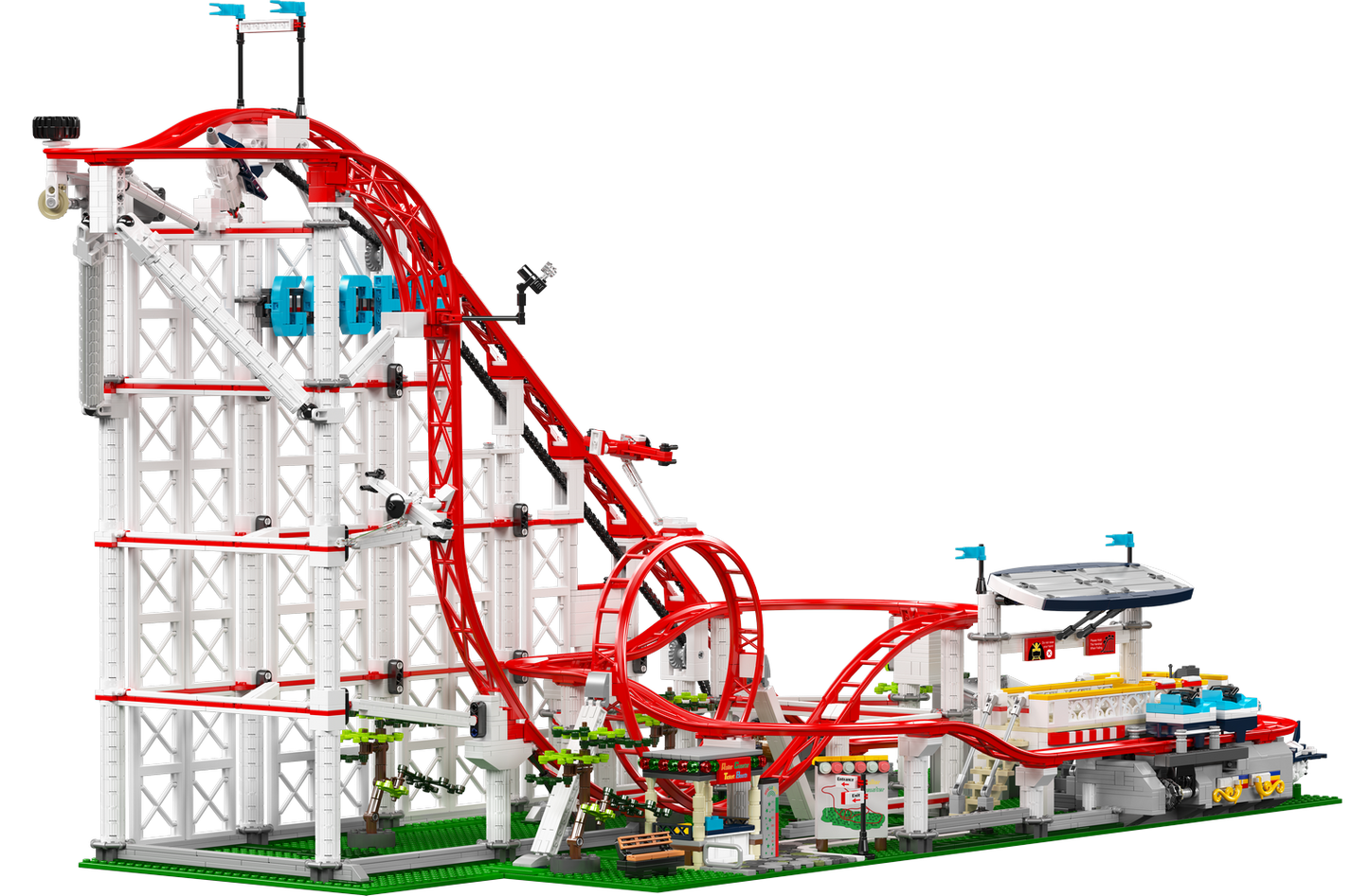 Motorized Roller Coaster Model