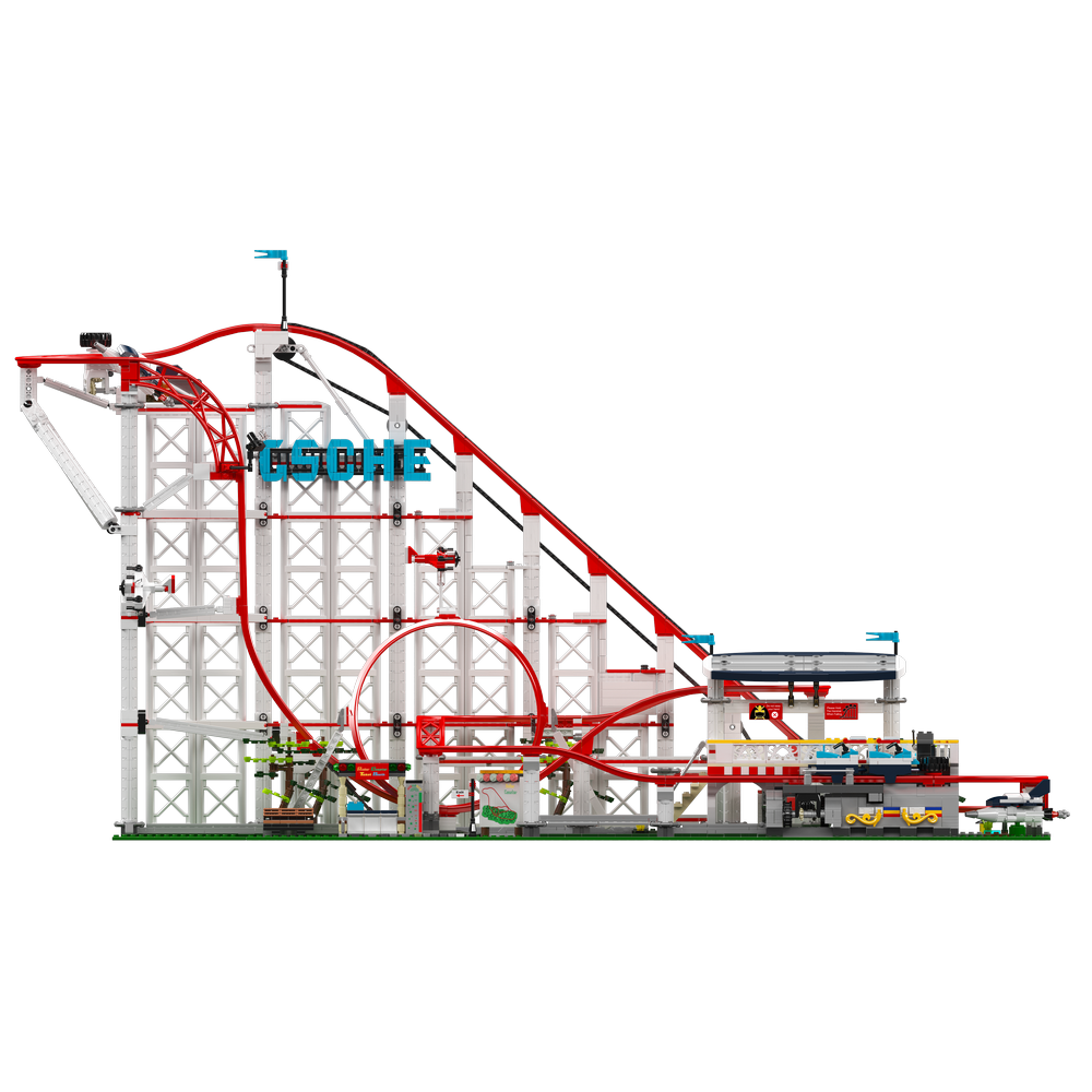 Motorized Roller Coaster Model