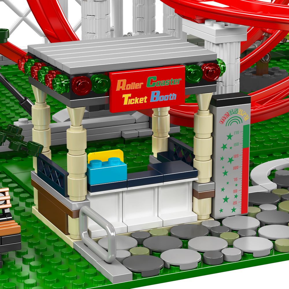 Motorized Roller Coaster Model