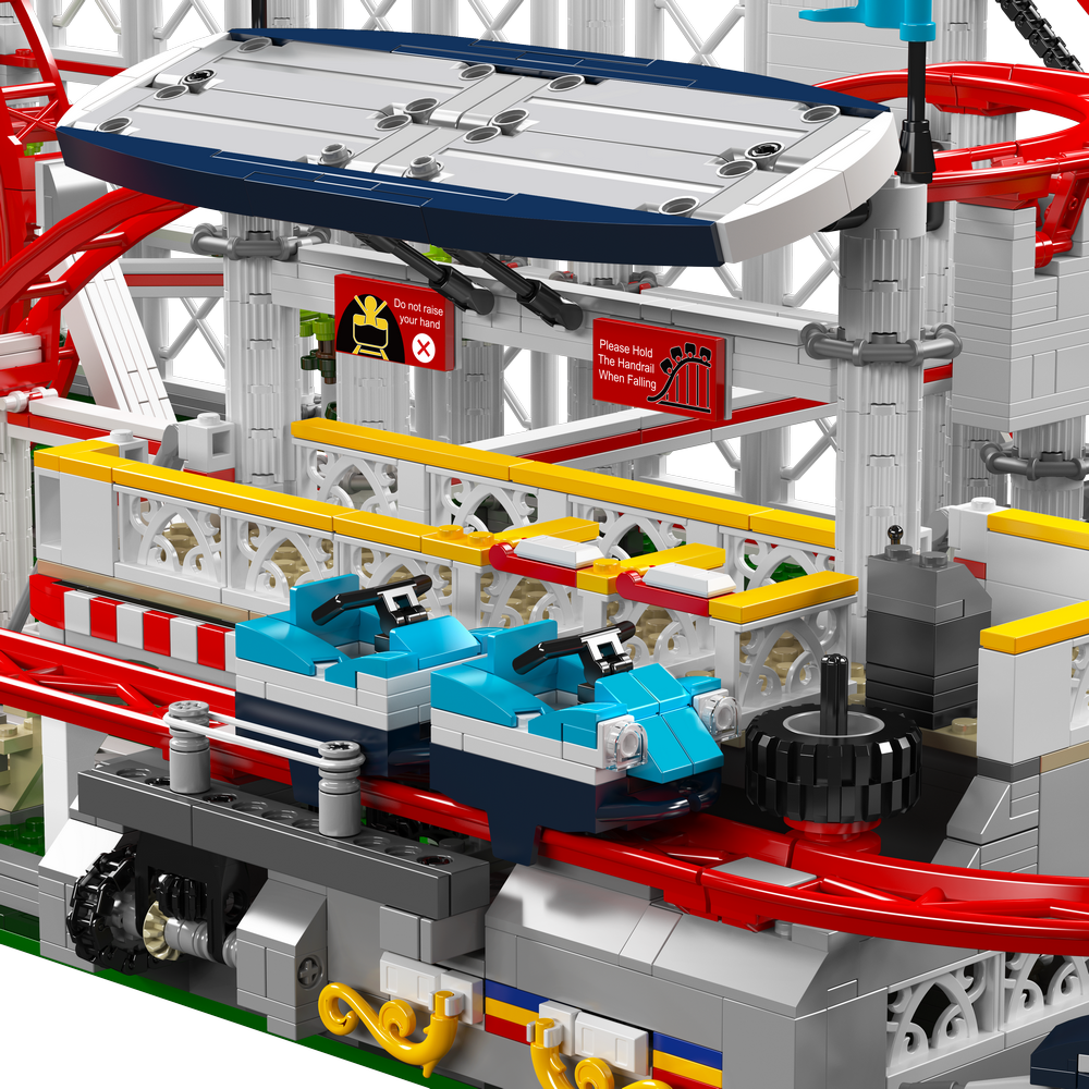 Motorized Roller Coaster Model