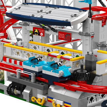 Motorized Roller Coaster Model