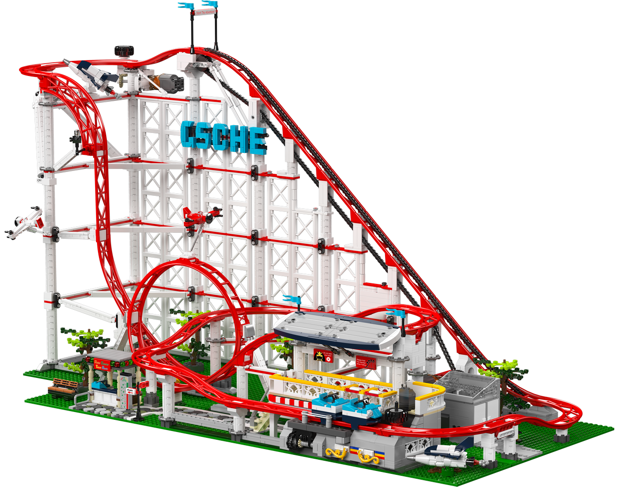 Motorized Roller Coaster Model