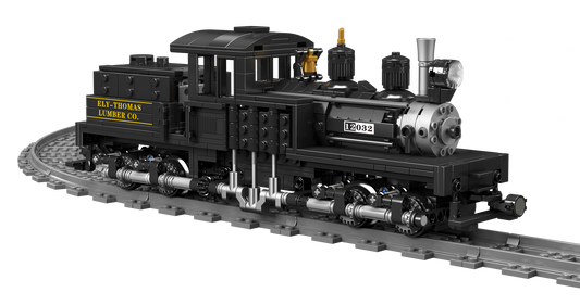 Mould King 12032 Shay-type Steam Locomotive Building Set | 880 Pcs