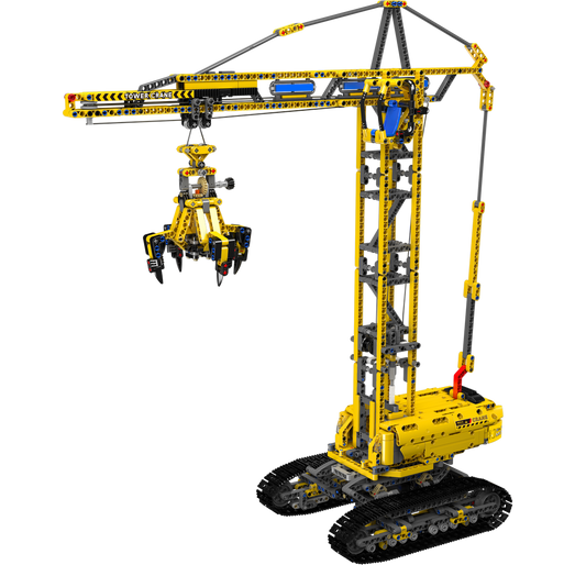 Mould King 17059 Crawler Tower Crane Building Set | 1,731 Pcs
