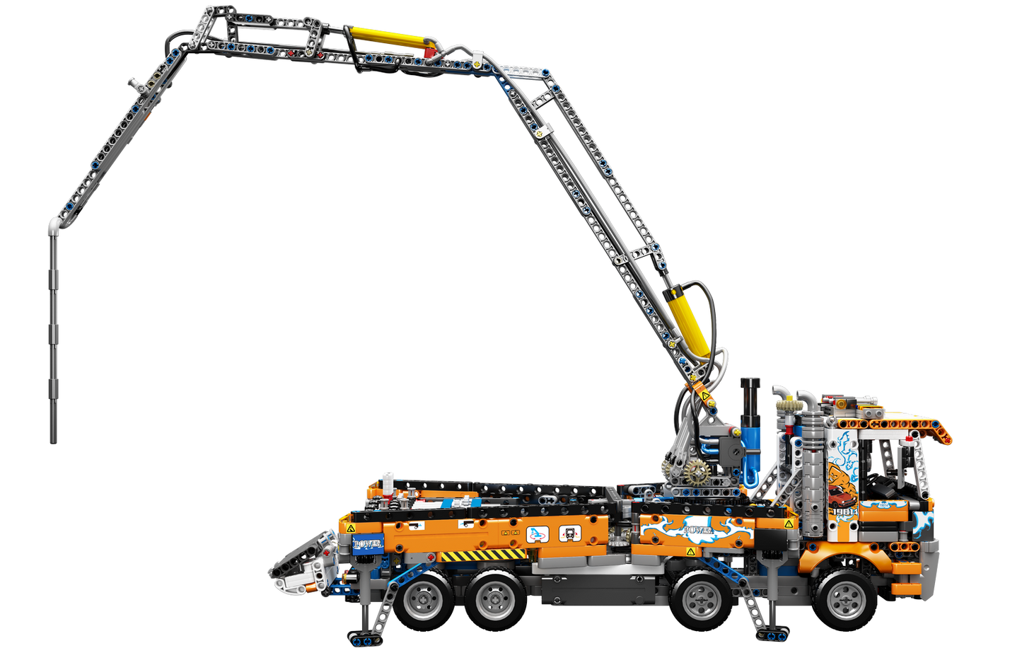 Pneumatic Concrete Pump Truck