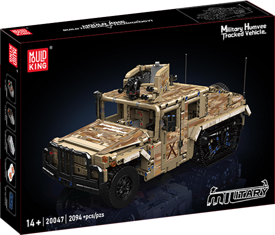 Remote-Controlled Desert Tracked Humvee