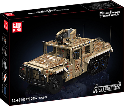 Remote-Controlled Desert Tracked Humvee