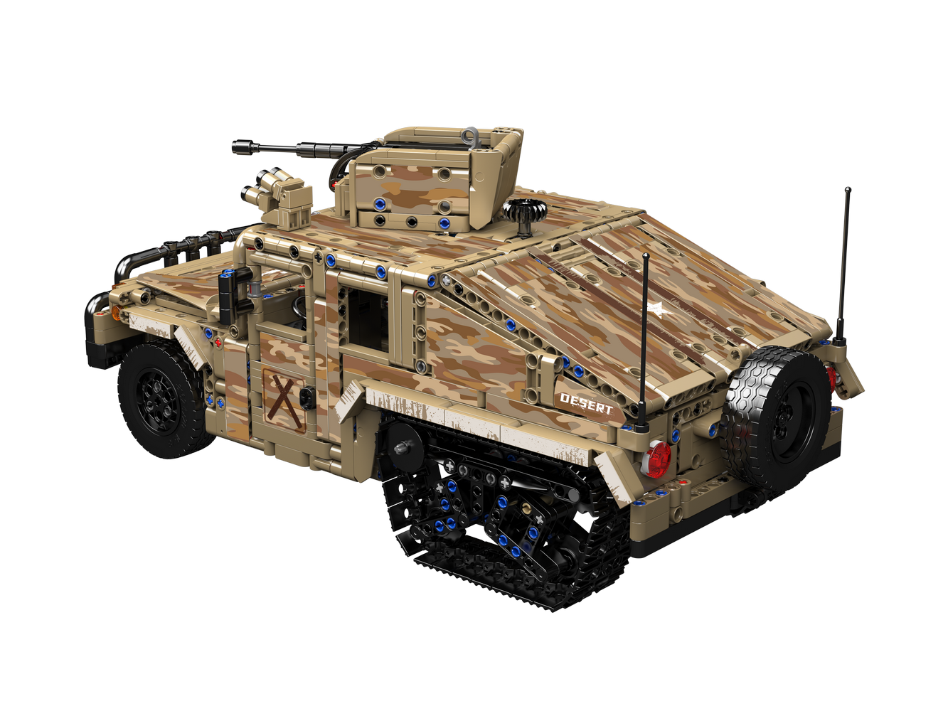 Remote-Controlled Desert Tracked Humvee