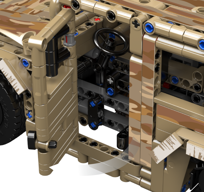 Remote-Controlled Desert Tracked Humvee
