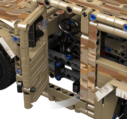 Remote-Controlled Desert Tracked Humvee