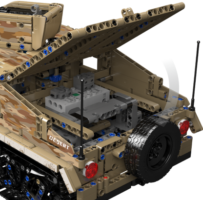 Remote-Controlled Desert Tracked Humvee