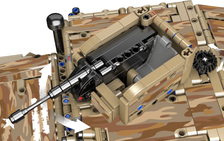 Remote-Controlled Desert Tracked Humvee