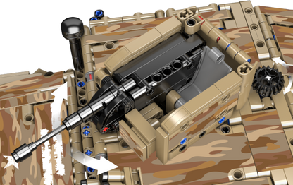 Remote-Controlled Desert Tracked Humvee