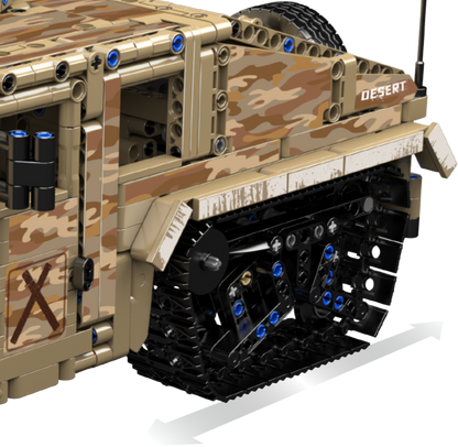 Remote-Controlled Desert Tracked Humvee