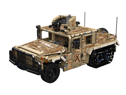 Mould King 20047 Remote-Controlled Desert Tracked Humvee Building Set | 2,094 Pcs
