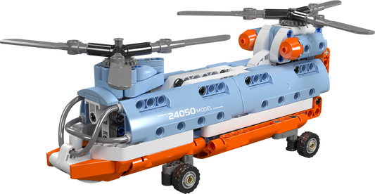 Mould King 24050 Tandem Rotor Helicopter Building Toy Set | 270 Pcs