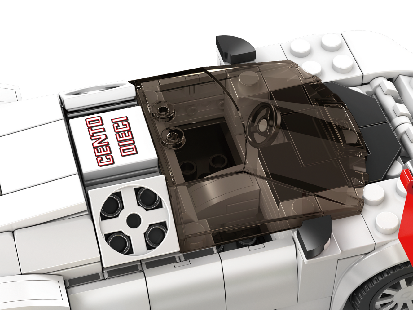 Street-side Bugatti Centodieci