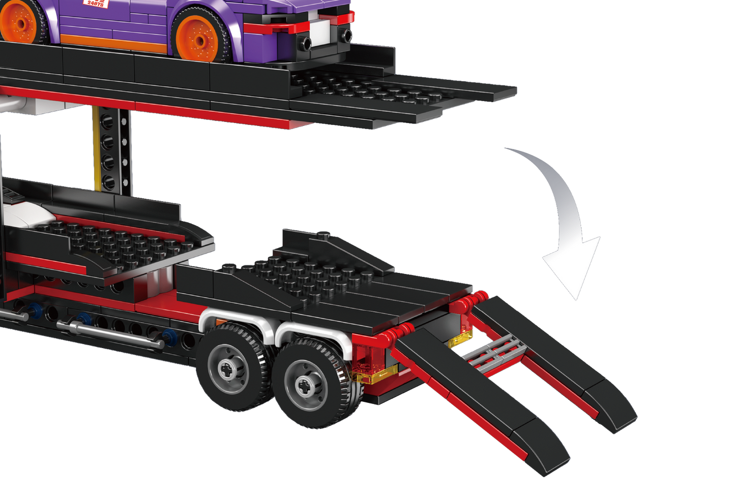 Sports Car Transporter Truck