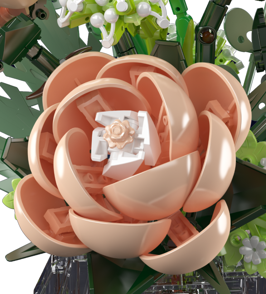 White Rose Flower Bouquet