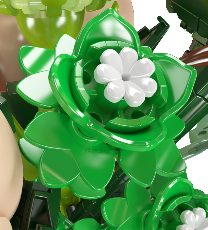White Rose Flower Bouquet