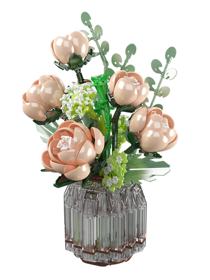 White Rose Flower Bouquet