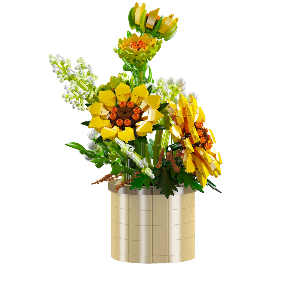Potted Sunflowers