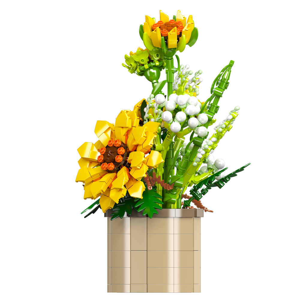 Potted Sunflowers