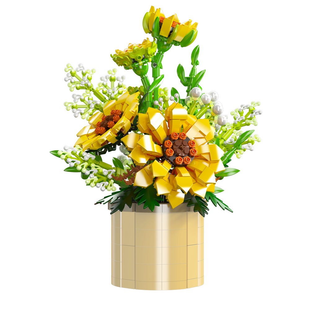 Potted Sunflowers