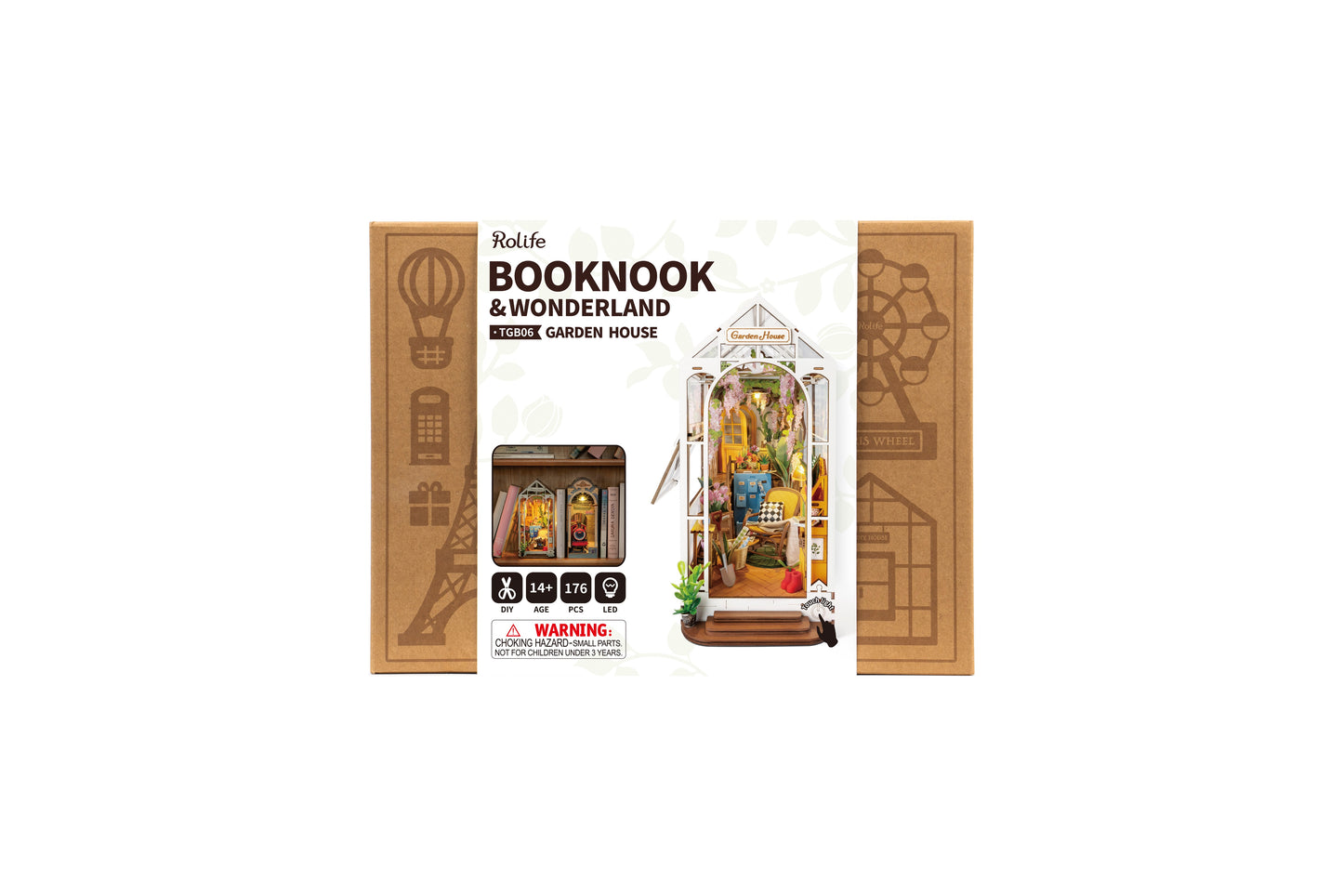 Holiday Garden House Book Nook