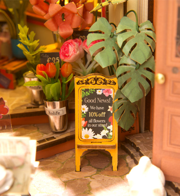 Floral Corner Book Nook