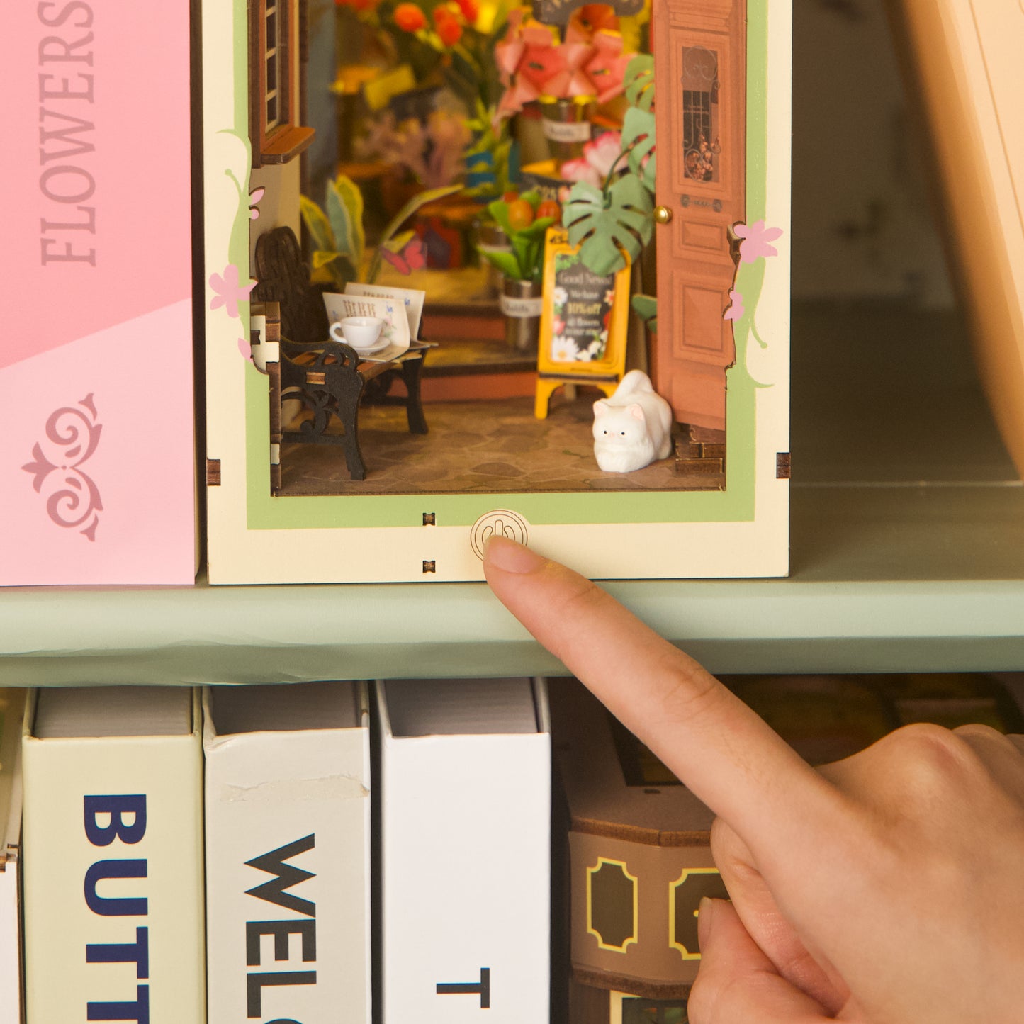 Floral Corner Book Nook