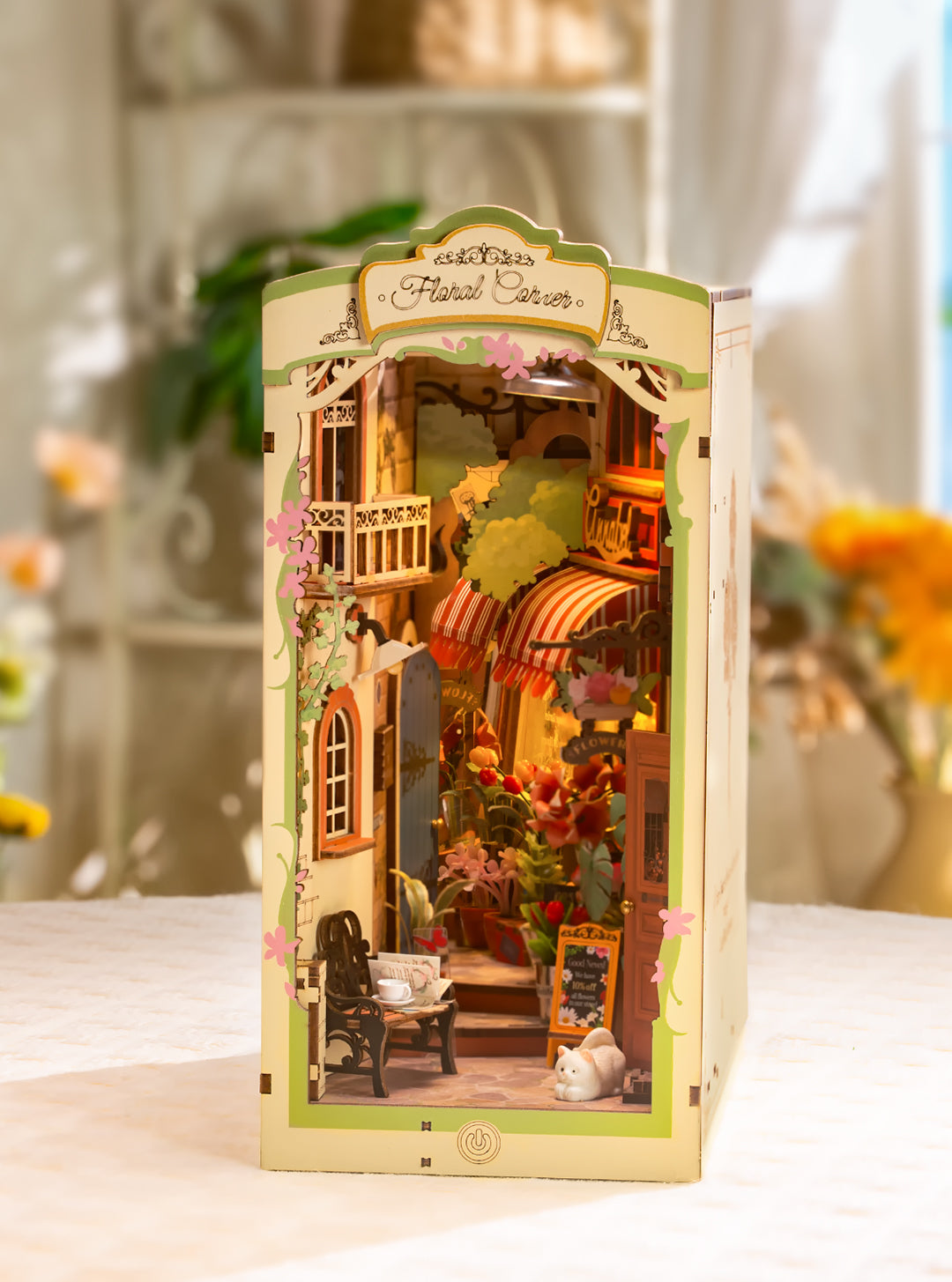 Floral Corner Book Nook